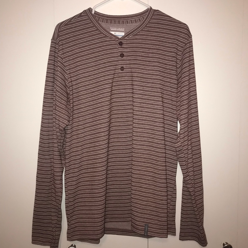 Men’s long sleeve Columbia shirt
